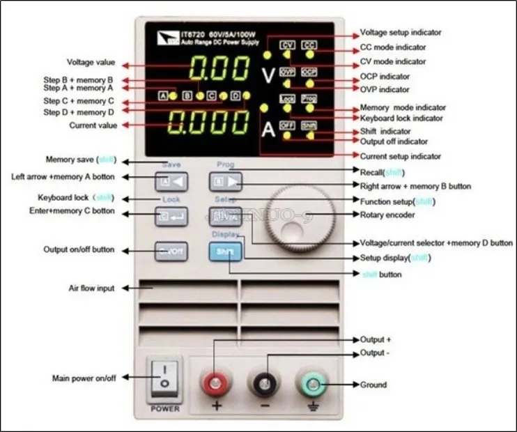 1 шт. Новый программируемый ис – обзор и цена Programmable Dc Power Supply 60V 5A